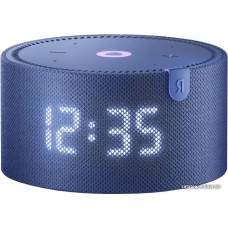 Яндекс.Станция Мини Плюс Синяя YNDX-00020 с часами (Умная колонка с голосовым помощником)