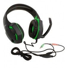 Гарнитура Ritmix RH-560M Gaming, Черный-зеленый