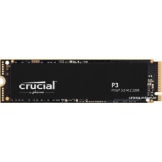 Твердотельный накопитель SSD 500Gb SSD Crucial P3 3D NAND M2 PCIe NVMe R3500Mb/s W1900MB/s CT500P3SSD8