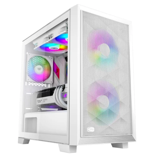 Компьютерный корпус PCCooler C3 D310 ARGB WH EATX/ATX/mATX/ITX USB3.0, 2xUSB2.0 White