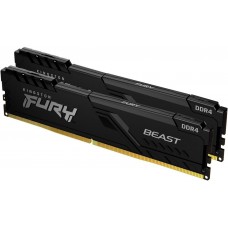 Комплект модулей памяти Kingston Fury Beast, KF432C16BBK2/32, DDR4, 32 GB