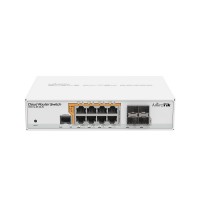 Сетевой коммутатор MikroTik CRS112-8P-4S-IN 8xGigabit LAN with PoE, 4SFP, Router OS L5, desktop case