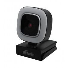 Веб-камера Ritmix RVC-220, FullHD, 100°, USB, mic, clip-on, LED backlight