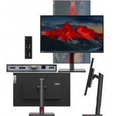 Монитор Lenovo ThinkVision T27i-30 (63A4MAT1EU), LCD 27" 1920x1080 (IPS) 60Hz, 4ms, 300 cd/m2, 1000:1, HDMI/VGA/DP