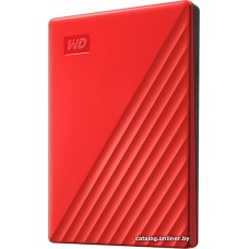 Внешний жёсткий диск Western Digital  2Tb My Passport 2.5" USB 3.1 Цвет: Красный WDBYVG0020BRD-WESN