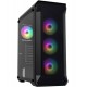 Компьютерный корпус ATX midi tower APEX Tank3 (закаленное стекло), black, Case 4*120mm ARGB fans + ARGB fan hub + remote control (без БП), TG