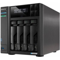 Сетевой накопитель ASUSTOR AS6704T, Lockerstor, 4 LFF, RAID 0,1,5,6,JBOD, 2х2.5GbE, 2xUSB 3.2, HDMI, N5105, 4Gb