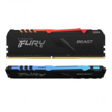Оперативная память Kingston Fury Beast RGB, KF436C17BBA/8, DDR4, 8 GB, Черный, DIMM  CL17