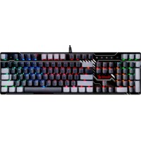 Клавиатура игровая Bloody B808N <FRGB-LED, USB, мех клавиатура переключателями>