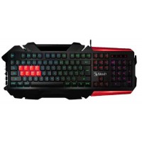 Клавиатура игровая Bloody B3590R <USB, 8-механических кнопок с оптическими переключателями>