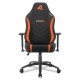 Игровое кресло Sharkoon Skiller SGS20 Black/Orange <Cинтетическая кожа, Газлифт 4, подлокотник 3D>