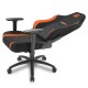 Игровое кресло Sharkoon Skiller SGS20 Black/Orange <Cинтетическая кожа, Газлифт 4, подлокотник 3D>