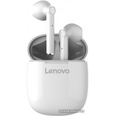Гарнитура TWS Lenovo HT30 White <Lenovo Extra Bass Technology, 20(4*5) hours Playing time with 200H standby time, Excellent Compatibility with Bluetooth 5.0, IPX5 Sweat & Water-resistant>