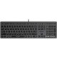 Клавиатура A4tech Fstyler FX60H-White-LED <USB, SLIM, USB-HUB*2, серый корпус, белая подсветка>