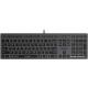 Клавиатура A4tech Fstyler FX60H-White-LED <USB, SLIM, USB-HUB*2, серый корпус, белая подсветка>