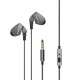 Наушники-вкладыши ORICO SOUNDPLUS-P1-GY <3.5mm, 1.25M, Gray>