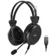 Наушники+микрофон A4tech HU-30 <USB, 20Hz-20kHz, 32 Om, 102dB, 2m>