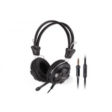 Наушники+микрофон A4tech HS-28i BLACK <1xJack3.5, 20Hz-20kHz, 32 Om, 102dB, 1.8m>