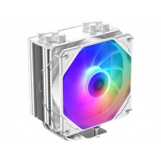 Кулер для процессора ID-Cooling SE-224-XTS ARGB WHITE, Cooler for S1700/1200/115x/AMD, 220W, 600-1500rpm, 3pin