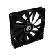 Вентилятор для корпуса ID-Cooling, WF-14025-XT BLACK, 14cm, Fan for case, 800-1600rpm, 76.8CFM, 4Pin