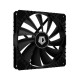 Вентилятор для корпуса ID-Cooling, WF-14025-XT BLACK, 14cm, Fan for case, 800-1600rpm, 76.8CFM, 4Pin