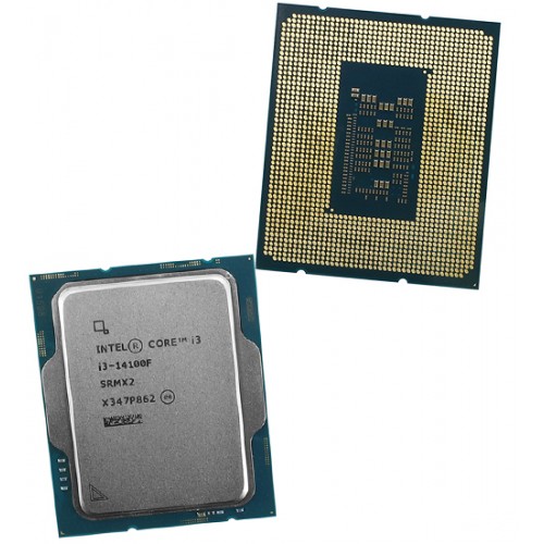 Процессор Intel Сore i3-14100F, oem, СPU 3.5GHz (Raptor Lake, 4.7), 4C/8T, 12MB L3, MTP 110W, S1700