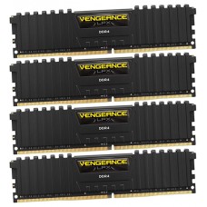 Комплект модулей памяти Corsair Vengeance LPX CMK128GX4M4D3600C18, DDR4, 128 GB, black, DIMM - kit  (4x32GB), 18-22-22-42