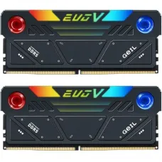 Оперативная память 32GB Kit (2x16GB) GEIL EVO V RGB 7200Mhz DDR5 PC5-57600 GESG532GB7200C36ADC Black