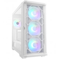 Корпус ATX midi tower Zalman Z10 Duo, (без БП), Белый, Case white