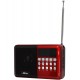 Радиоприемник Ritmix RPR-002, Красный, Radio FM, USB/mSD, Accu18650/USB power, red