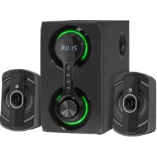 Акустическая система Defender Eclipse, Черный, SPK active (2.1), (20W+10Wx2), BT5/FM/MP3/SD/USB/AUX/RC, black (65593)
