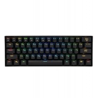 Клавиатура USB, Redragon Draconic RU, Черный, KeyBoard Bluetooth, wireless, black (77696)