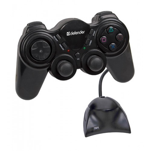 Джойстик Defender Game Racer Wireless PRO, Joystick 10 buttons, USB, (64262)