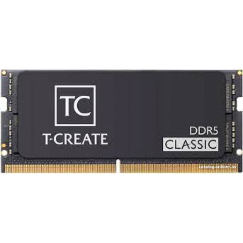 Оперативная память для ноутбука TeamGroup T-Create Classic SODIMM 16Gb (16x1), SODIMM DDR5, CL 46T, CTCCD516G5600HC46A-S01