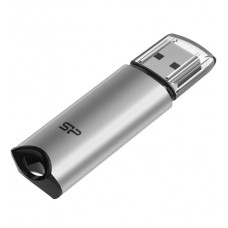 Флешка USB Silicon Power, Marvel M02, SP128GBUF3M02V1S, 128GB, Серебристый, flash USB 3.2, silver