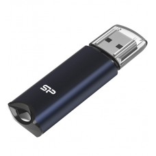 Флешка USB Silicon Power, Marvel M02, SP128GBUF3M02V1B, 128GB, Синий, flash USB 3.2, blue