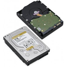 Жесткий диск Western Digital Gold, 6000 GB, HDD SATA WD6003FRYZ, 7200rpm, 256MB cache, SATA 6 Gb/s