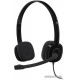 Гарнитура Logitech H151 (черная, 1 x 3.5мм, элементы управления на кабеле, кабель 1.8м) (M/N: A-00029) (981-000589)