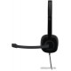 Гарнитура Logitech H151 (черная, 1 x 3.5мм, элементы управления на кабеле, кабель 1.8м) (M/N: A-00029) (981-000589)
