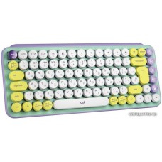 Клавиатура беспроводная Logitech POP KEYS, Daydream Mint (M/N: YR0080/CU0021) (920-010717)