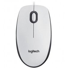 Мышь Logitech M100 White белая, оптическая, 1000dpi, USB, 1.8м) (M/N: M-U0026) (910-006764)