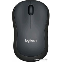 Мышь беспроводная Logitech M220 Silent Charcoal ofl (черная, оптическая, 1000dpi, 2.4 GHz/USB-ресивер, бесшумная) (M/N: MR0085 / C-U0010) (910-004878)