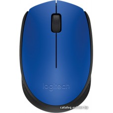 Мышь беспроводная Logitech M171 Blue (синяя, оптическая, 1000dpi, 2.4 GHz/USB-ресивер) (M/N: M-R0060 / C-U0010) (910-004640)