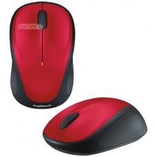 Мышь беспроводная Logitech M235 Red (красная, оптическая, 1000dpi, 2.4 GHz/USB-ресивер (Logitech Unifying®)) (M/N: M-R0038 / C-U0008) (910-002496)