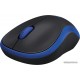 Мышь беспроводная Logitech M185 Blue (синяя, оптическая, 1000dpi, 2.4 GHz/USB-ресивер) (M/N: MR0087 / CU0019) (910-002239)