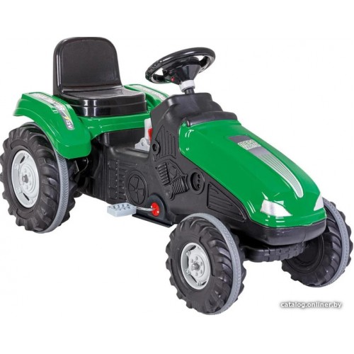 PILSAN Педальная машина Трактор MEGA, Green/Зеленый, 114*53,5*64 см (07321-Green)