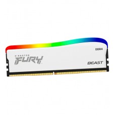 Модуль памяти Kingston Fury Beast RGB, KF432C16BWA/16, DDR4, 8 GB, Белый, DIMM 16  CL16
