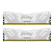 Комплект модулей памяти Kingston Fury Renegade, KF560C32RWK2-64, DDR5, 64GB, DIMM 64 GB kit  (2x32), CL32, white