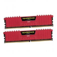 Оперативная память DDR4 16 GB {комплект} <3200MHz> Corsair Vengeance LPX, CMK16GX4M2B3200C16R, (2x8GB), red