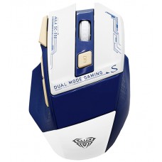 Мышь Aula Wind SC550, Wireless, Optical 4800 dpi, USB, 8 button, Blue&White